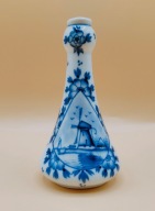 DELF niebieski WIATRAK sygnowany ŚLICZNY wazon