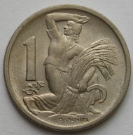 Czechosłowacja 1 korona 1946 - stan 1/2