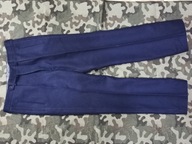 Polskie Spodnie Mundurowe Proste Policja Państwowa Granatowe Sukno