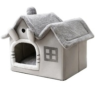 DOMEK DLA ZWIERZĄT LEGOWISKO DLA PSA KOTA BUDKA PLUSZOWY POSŁANIE BUDA