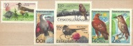 PTAKI EUROPY CZECHY 1965 Mi 1568-73 ** Górskie. Jak na skanie. Stan BDB.