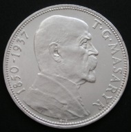 Czechosłowacja 20 koron 1937 - Tomas Masaryk - srebro