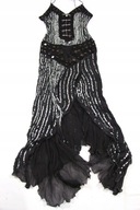 1 MUNTHE SIMONSEN Czarowna Szalona Migocący Jedwab M