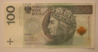 100 ZŁ ZŁOTYCH 2012 r. WŁADYSŁAW JAGIEŁŁO - CIEKAWY NR i SERIA - AY6111111