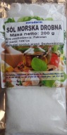 Sól Morska Drobna - Marka PREMIUM 200g #105