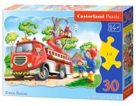 PUZZLE CASTORLAND 30 ELEMENTÓW PUZZLE KONTUROWE KITTEN RESCUE 30