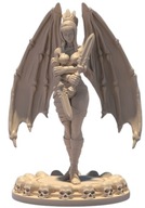 Vampire Winged Lord E Skrzydlata Wampirzyca Pinup Fantasy Druk 3D