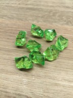 Kryształki konfetti lodowe przezroczyste zielone 30x25mn 3szt