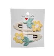 Spinki spineczki do włosów kwiatki 2 szt.