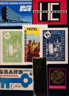 Poznań, Lublin, W-wa,Hotel, Hotele, reklama, nalepka na bagaż, ULOTKA /SZ3/