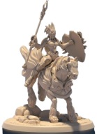 Ethernal Moon Rider Jeździec Rycerz Pinup Fantasy C RPG D&D Druk 3D
