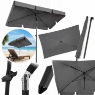 PARASOL OGRODOWY DUŻY SKŁADANY UV 200X130CM BALKONOWY PROSTOKĄTNY SOLIDNY