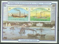 S.TOME E PRINC. 25 rocz. Międzyn. Org. Morskiej-parowce 1984** Mi B-156(392