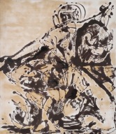 Jackson Pollock - Black & White painting III