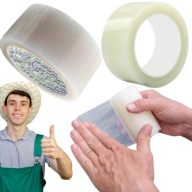 TAŚMA NAPRAWCZA DO FOLII TUNELI MOCNA100 mm x 25 m BEZBARWNA POLIETYLENOWA