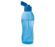 TUPPERWARE Butelka Aqua 750 ml niebieska z dziobkiem