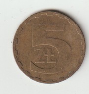PRL 5 zloty 1987