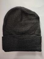 CZAPKA MĘSKA ZIMOWA WYKŁADANA GRAFITOWA nr 080B