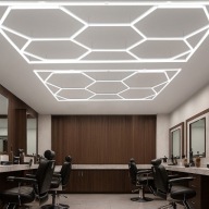 Lampa LED Hexagon 10 sześciokątnych lampek LED 2 w 1!! 361cmx242cm
