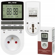 PROGRAMATOR CZASOWY WŁĄCZNIK WYŁĄCZNIK LCD CYFROWY HARMONOGRAM POLSKIE MENU