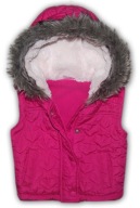 F&F * ciepły BEZRĘKAWNIK ZIMOWY futerko polar * 68