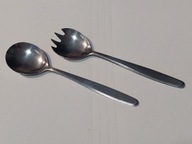 HEFRA ŁYŻKA ŁYŻKI DO SAŁATEK SURÓWEK ŚRODEK STOŁU STAL NIERDZEWNA PARA