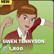 Fortnite Skin Gwen Tennyson - Podarunek Ze Sklepu, V-dolce Skórka Item