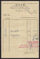 'WARSZAWA - HANDEL MATERIAŁAMI BUDOWLANYMI I OPAŁOWYMI 1935