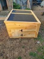 Kurnik drewniany ocieplony dla kur, kaczek, królików , 160x110cm