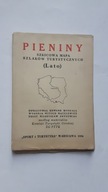 PIENINY Szkicowa mapa szlakow turystycznych (Lato) - Moskala (1956) ... BDB
