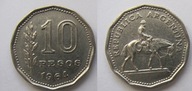 Argentyna 10 Pesos 1964