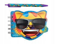 Notatnik z długopisem Emoji