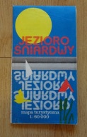 Jezioro Śniardwy mapa turystyczna, mapa PRL, 1982