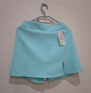 Spódnica spodenki mięta rozcięcie uni