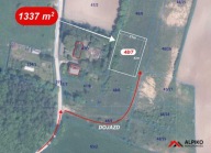 Działka, Wandowo, Gardeja, Kwidzyński, 1337 m²