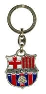 Licencjonowany metalowy dwustronny brelok do kluczy HERB FC BARCELONA FCB