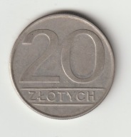 PRL 20 zloty 1986 ladny stan