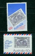 AUSTRALIA ** 50 lecie pierwszego lotu pocztowego do Anglii Mi 745-46