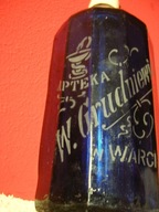 Apteka Grudniewicz Warta IIRP nie Lwów Piłsudski antyk przedwojenny syfon