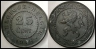 MNB - BELGIA 25 Centów 1915 # st 3