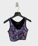 CRIMINAL DAMAGE Top damski wielokolorowy klasyczny r. S