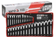 YATO ZESTAW KLUCZY PŁASKO-OCZKOWYCH PŁASKO-OCZKOWE KLUCZE 25 SZTUK 6-32mm