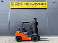 WÓZEK WIDŁOWY TOYOTA 02-8FGF25 2016R. LPG TRIPLEX WYNAJEM SPRZEDAŻ SERWIS