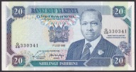 KENIA 20 Shillings 1990 P.25c
