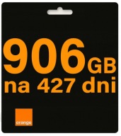 Internet mobilny na kartę Orange za darmo 906GB 427 dni karta SIM 4G 5G