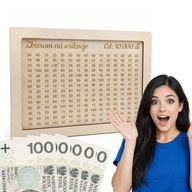 Skarbonka wykreślana z celem | Personalizowana | ZŁOŻONA