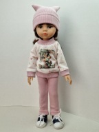 Ubranko komplet zestaw dla lalki Paola Reina 32cm dres 3w1 zajączek