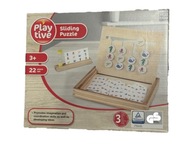 PLAYTIVE DREWNIANA GRA EDUKACYJNA PUZZLE przesuwane labirynt