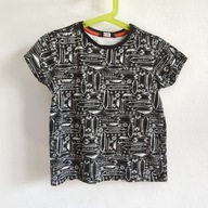 T-shirt w skaterski print George 104 110 deska bardzo ładny (117)