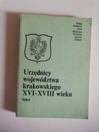 Urzędnicy województwa krakowskiego XVI-XVIII wieku S.Cynarski
